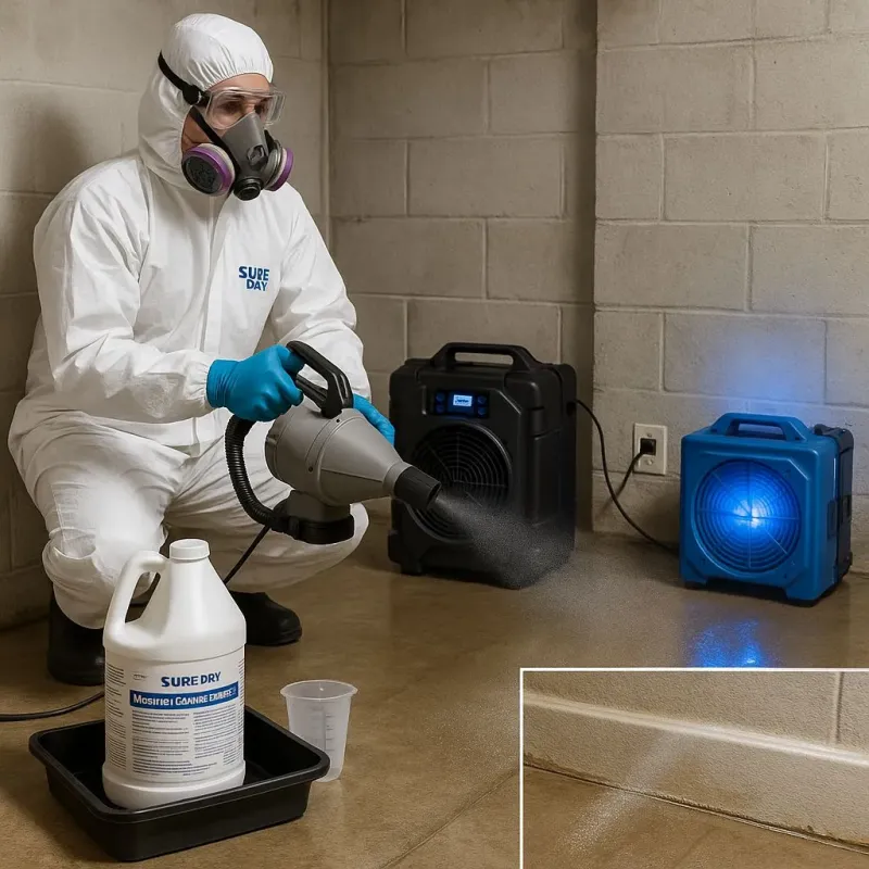 Sanitization and Odor Removal process in Water Mill, NY