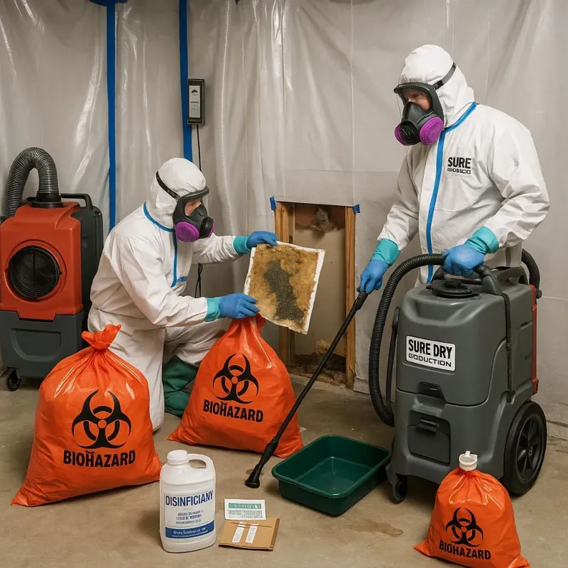 Contaminated Water Handling Protocols process in Water Mill, NY